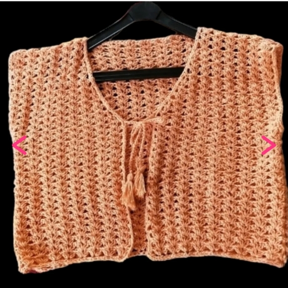 Sweaters - Crochet handmade short shrug